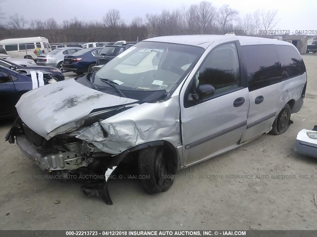 2FMZA50452BA03574 - 2002 FORD WINDSTAR LX GRAY photo 2