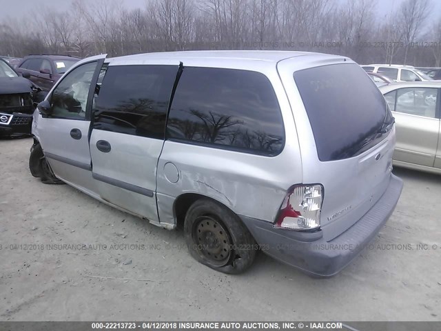 2FMZA50452BA03574 - 2002 FORD WINDSTAR LX GRAY photo 3