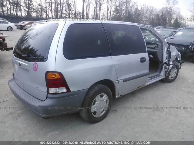 2FMZA50452BA03574 - 2002 FORD WINDSTAR LX GRAY photo 4