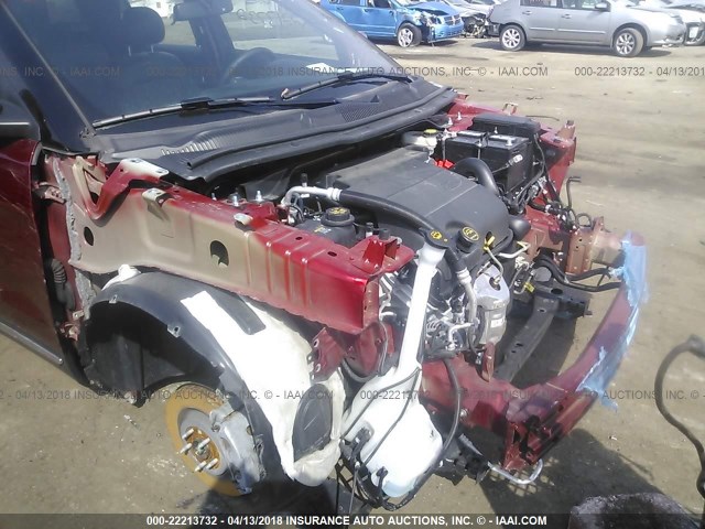 1FM5K8F89HGC35829 - 2017 FORD EXPLORER LIMITED წითელი ფოტო 6