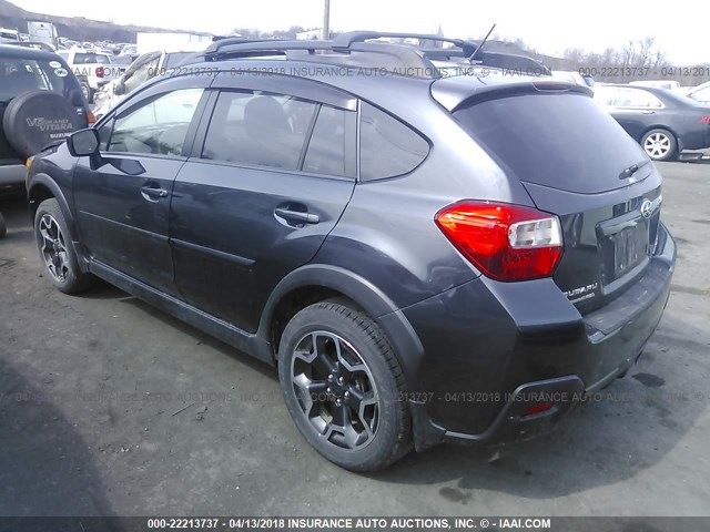 JF2GPADC2F8228341 - 2015 SUBARU XV CROSSTREK 2.0 PREMIUM GRAY photo 3