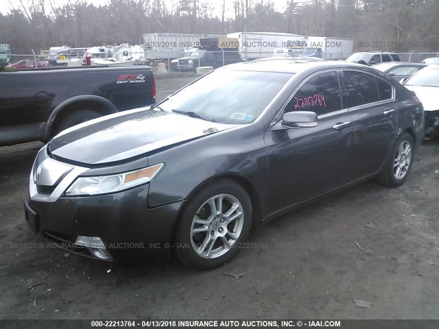 19UUA8F57AA003300 - 2010 ACURA TL GRAY photo 2