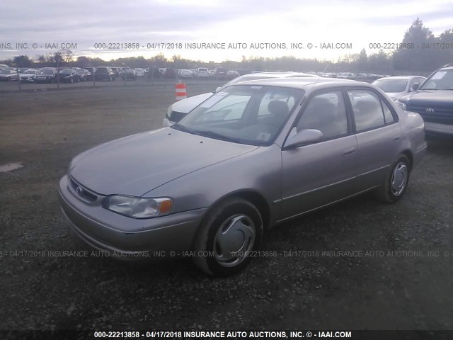 2T1BR18E3WC014770 - 1998 TOYOTA COROLLA VE/CE/LE BEIGE photo 2