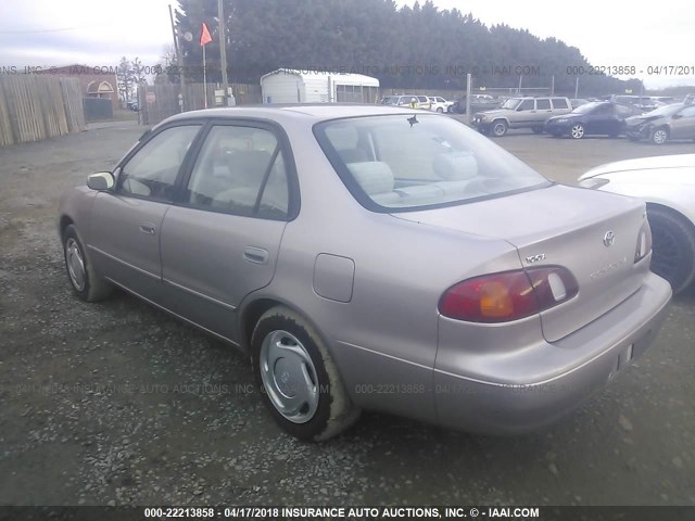 2T1BR18E3WC014770 - 1998 TOYOTA COROLLA VE/CE/LE 米色 照片 3