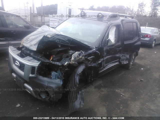 5N1AN0NW3BC502730 - 2011 NISSAN XTERRA OFF ROAD/S/SE BLACK photo 2