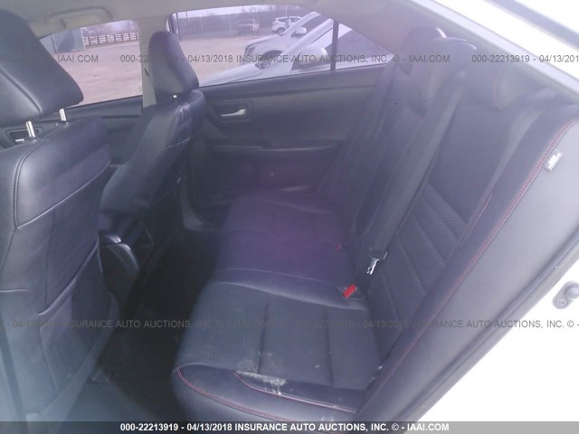 4T1BF1FK8GU128720 - 2016 TOYOTA CAMRY LE/XLE/SE/XSE WHITE photo 8