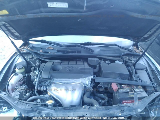 4T1BF3EK5BU192154 - 2011 TOYOTA CAMRY SE/LE/XLE BLACK photo 10
