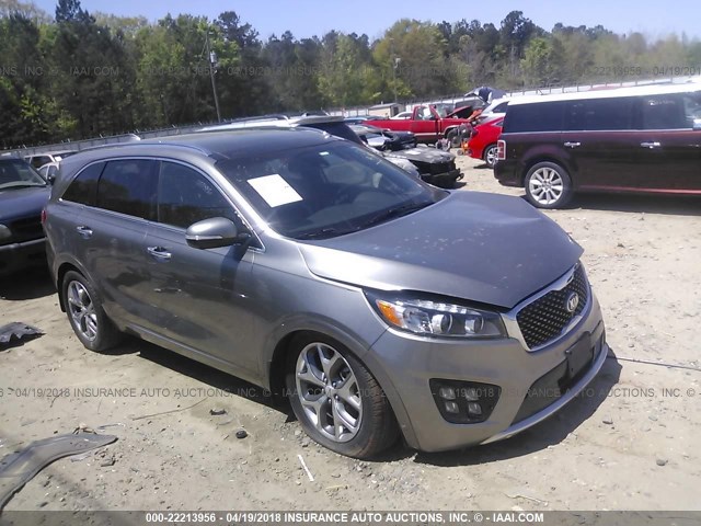 5XYPK4A18GG116297 - 2016 KIA SORENTO SX/SX LIMITED GRAY photo 1