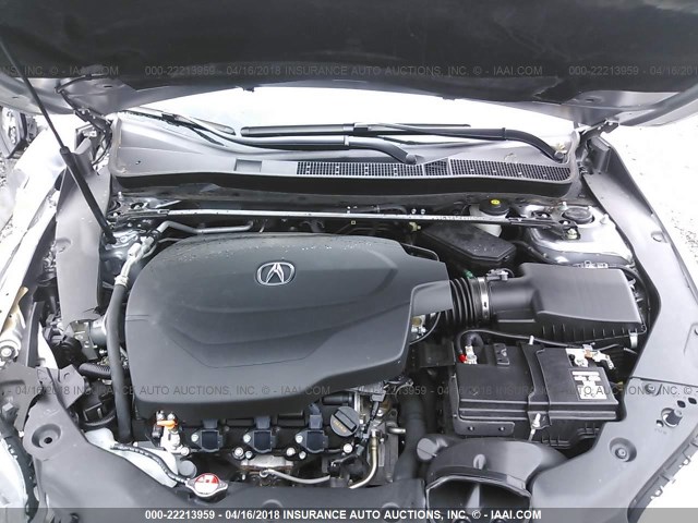 19UUB2F52HA000065 - 2017 ACURA TLX TECH SILVER photo 10