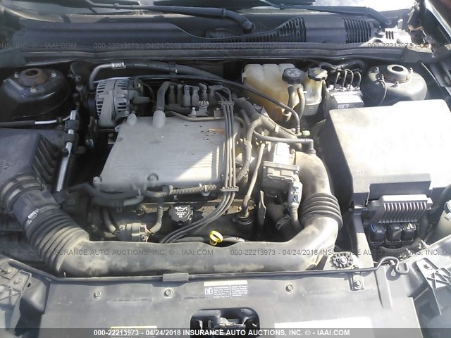 1G1ZT52835F106213 - 2005 CHEVROLET MALIBU LS 黑色 照片 10