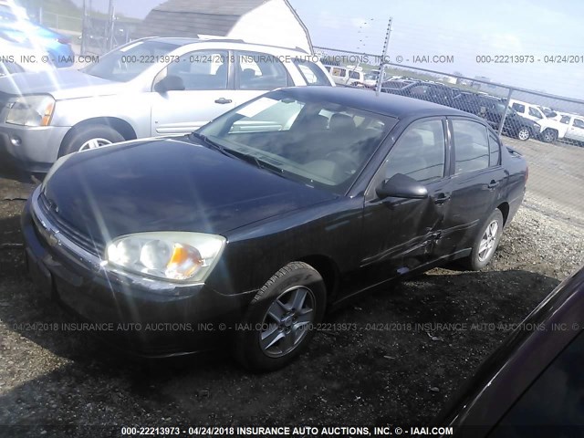 1G1ZT52835F106213 - 2005 CHEVROLET MALIBU LS 黑色 照片 2