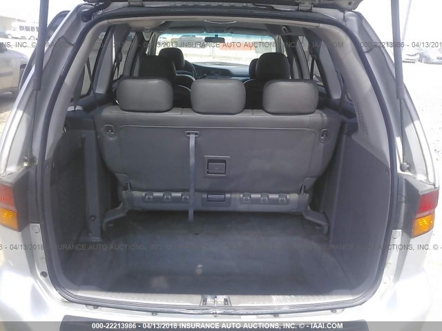 5FNRL18922B053794 - 2002 HONDA ODYSSEY EXL ვერცხლისფერი ფოტო 6
