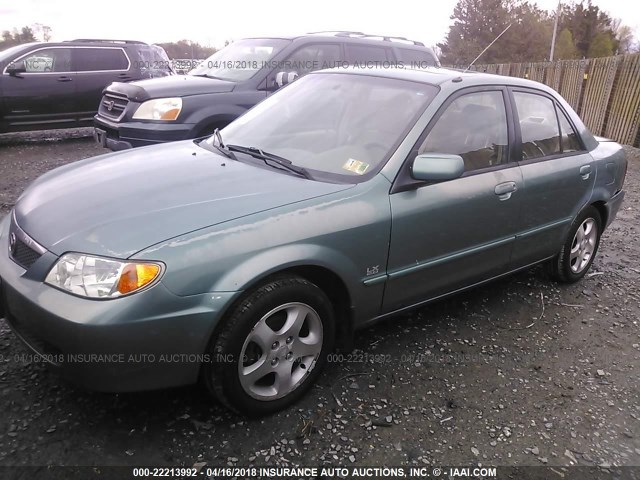 JM1BJ225310473290 - 2001 MAZDA PROTEGE LX/ES 绿色 照片 2