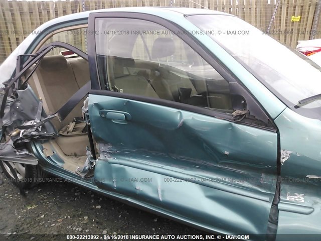 JM1BJ225310473290 - 2001 MAZDA PROTEGE LX/ES 绿色 照片 6