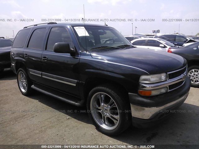 1GNEC13TX5R178310 - 2005 CHEVROLET TAHOE C1500 BLUE photo 1