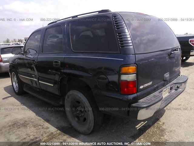 1GNEC13TX5R178310 - 2005 CHEVROLET TAHOE C1500 BLUE photo 3