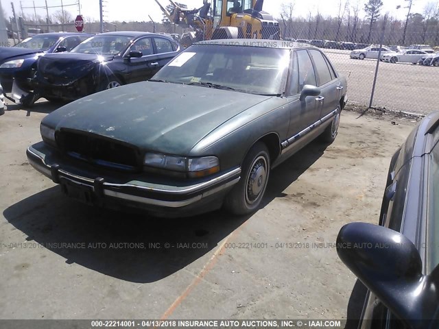 1G4HR52L1RH445788 - 1994 BUICK LESABRE LIMITED GREEN photo 2