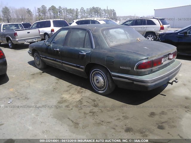 1G4HR52L1RH445788 - 1994 BUICK LESABRE LIMITED GREEN photo 3