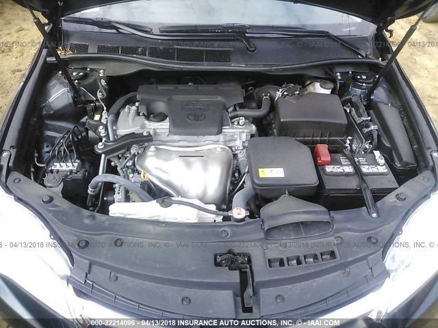 4T1BF1FKXHU373178 - 2017 TOYOTA CAMRY LE/XLE/SE/XSE BLACK photo 10