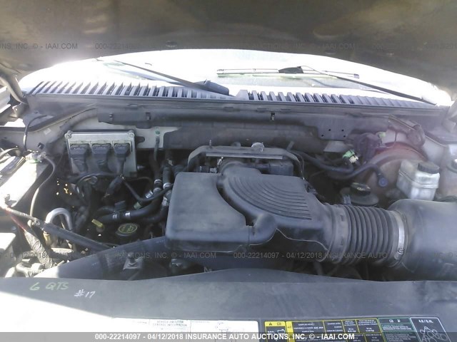 1FMRU15W14LA85378 - 2004 FORD EXPEDITION XLT ნაცრისფერი ფოტო 10