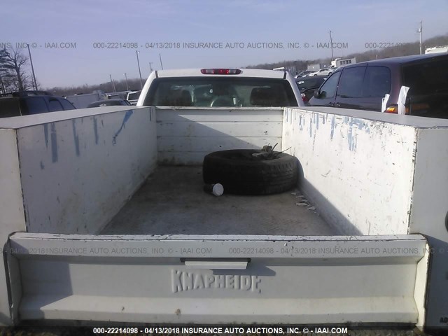 1GBHC24K57E562754 - 2007 CHEVROLET SILVERADO C2500 HEAVY DUTY Белый фото 8