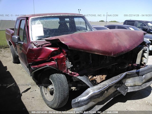 1FTEX15N9PKB34211 - 1993 FORD F150 红色 照片 1