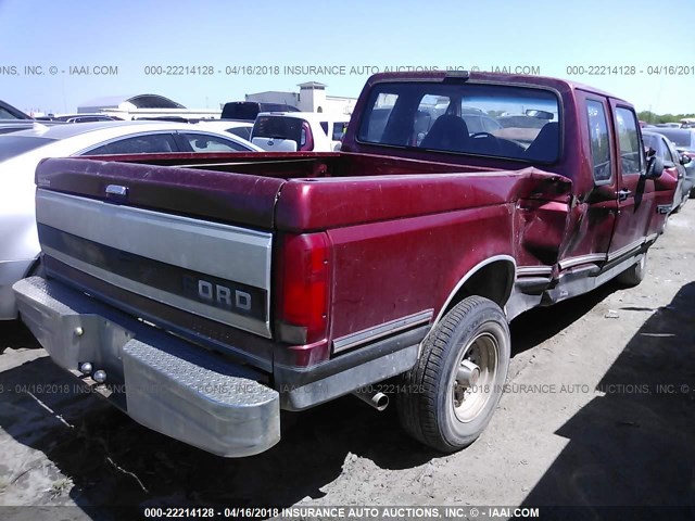 1FTEX15N9PKB34211 - 1993 FORD F150 红色 照片 4
