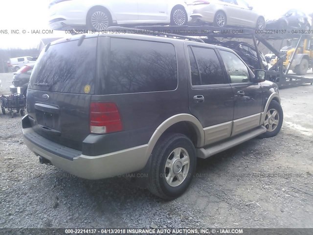 1FMPU185X5LA99758 - 2005 FORD EXPEDITION EDDIE BAUER GRAY photo 4