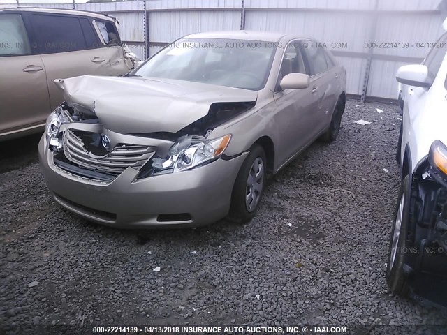 4T1BE46K29U270147 - 2009 TOYOTA CAMRY SE/LE/XLE GOLD photo 2