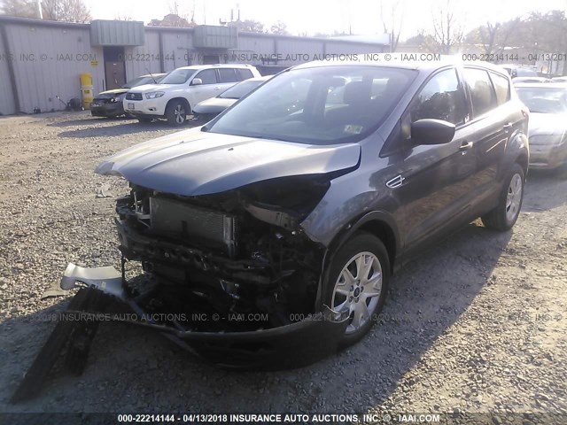 1FMCU0F79DUC91677 - 2013 FORD ESCAPE S GRAY photo 2