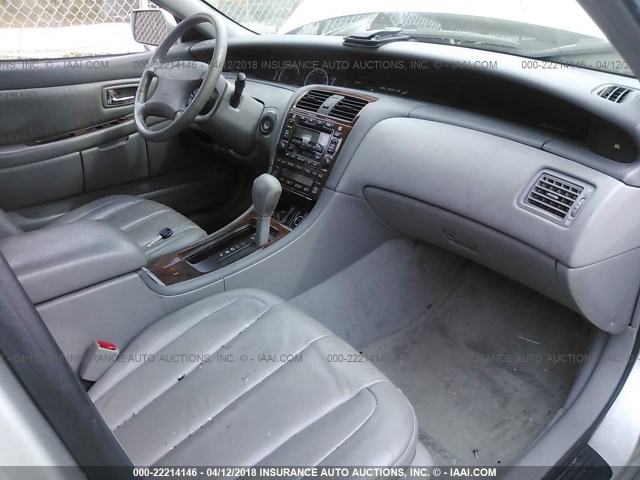 4T1BF28B71U190295 - 2001 TOYOTA AVALON XL/XLS SILVER photo 5