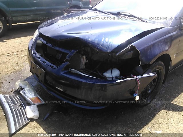 1G8AJ55F87Z116848 - 2007 SATURN ION LEVEL 2 BLUE photo 6