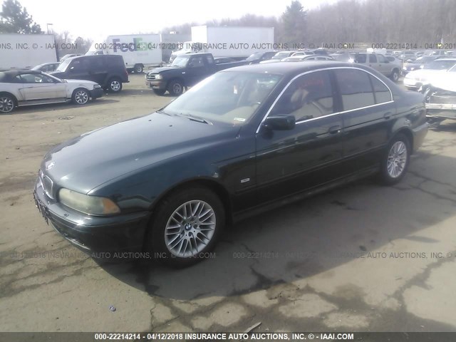 WBADT63433CK34031 - 2003 BMW 530 I AUTOMATIC GREEN photo 2