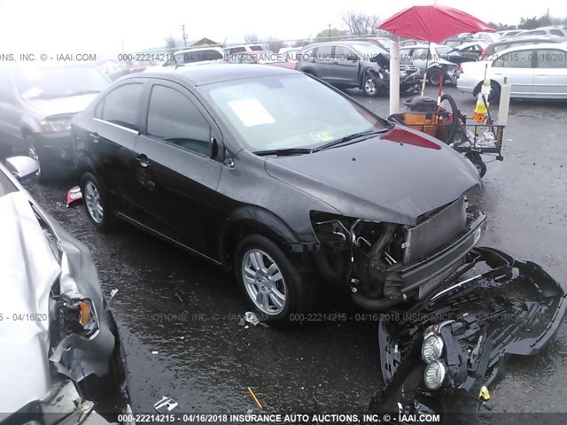 1G1JC5SB3D4243994 - 2013 CHEVROLET SONIC LT GRAY photo 1