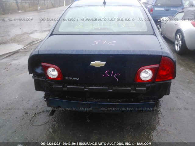 1G1ZB5EB7AF111564 - 2010 CHEVROLET MALIBU LS ლურჯი ფოტო 6