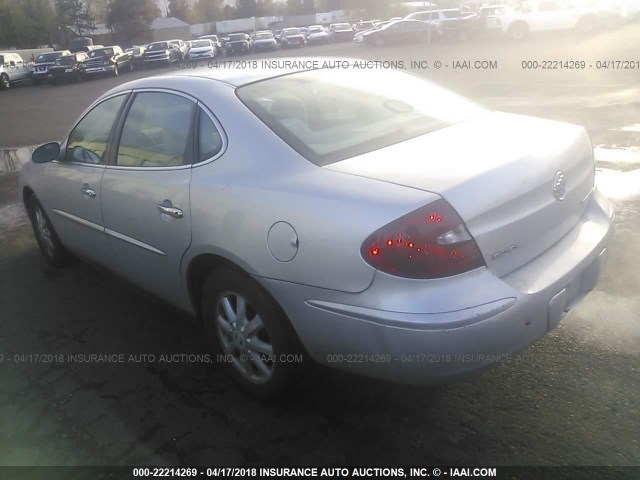 2G4WC532651327876 - 2005 BUICK LACROSSE CX SILVER photo 3