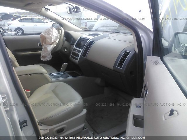 2FMDK49C77BB46433 - 2007 FORD EDGE SEL PLUS CREAM photo 5