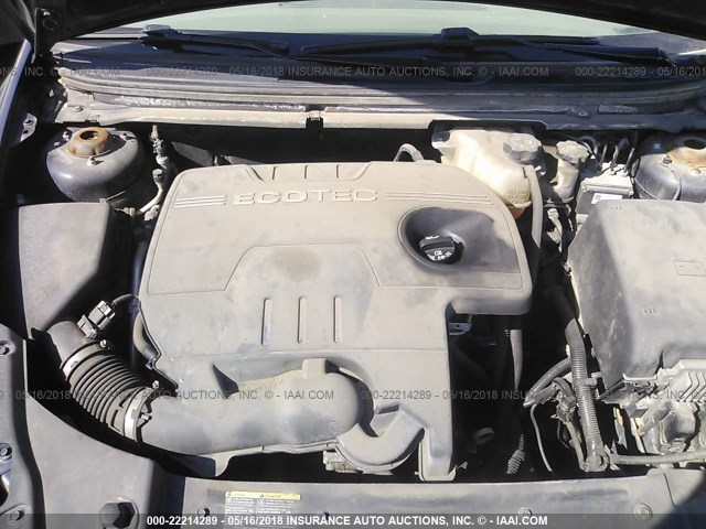 1G1ZG57B79F241208 - 2009 CHEVROLET MALIBU LS BLUE photo 10