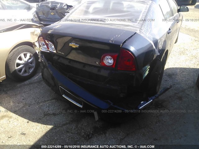 1G1ZG57B79F241208 - 2009 CHEVROLET MALIBU LS BLUE photo 6