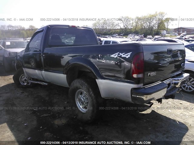 1FTNF21L94EB07405 - 2004 FORD F250 SUPER DUTY BLACK photo 3