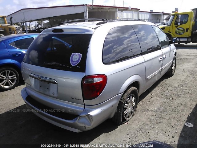 2A4GP54L67R274695 - 2007 CHRYSLER TOWN & COUNTRY TOURING SILVER photo 4