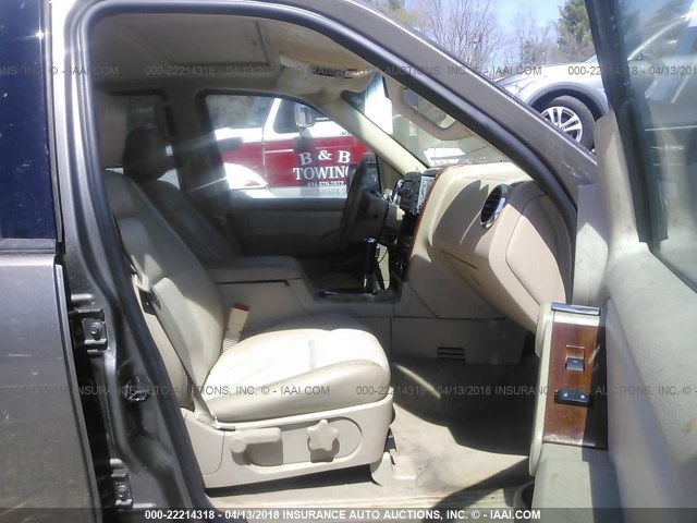 1FMEU74E96UA09799 - 2006 FORD EXPLORER EDDIE BAUER GRAY photo 5