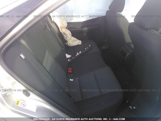 4T1BF1FK6HU810254 - 2017 TOYOTA CAMRY LE/XLE/SE/XSE SILVER photo 8