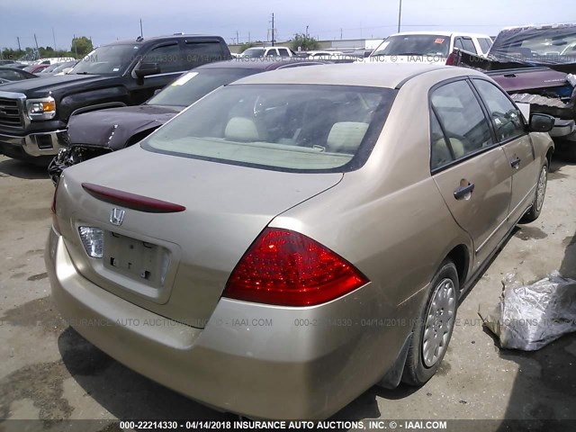 1HGCM56146A019637 - 2006 HONDA ACCORD VALUE GOLD photo 4