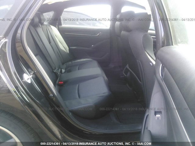 1HGCV1F39JA005863 - 2018 HONDA ACCORD SPORT Қара фото 8