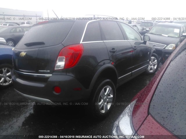 3GNAL2EK4DS553192 - 2013 CHEVROLET CAPTIVA LS 黑色 照片 4