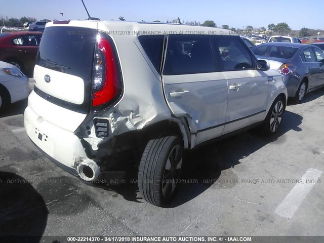 KNDJX3A57G7384646 - 2016 KIA SOUL ! WHITE photo 6