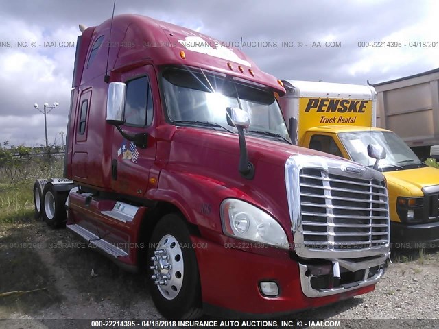 1FUJGLDR7BSAZ5105 - 2011 FREIGHTLINER CASCADIA 125  RED photo 1
