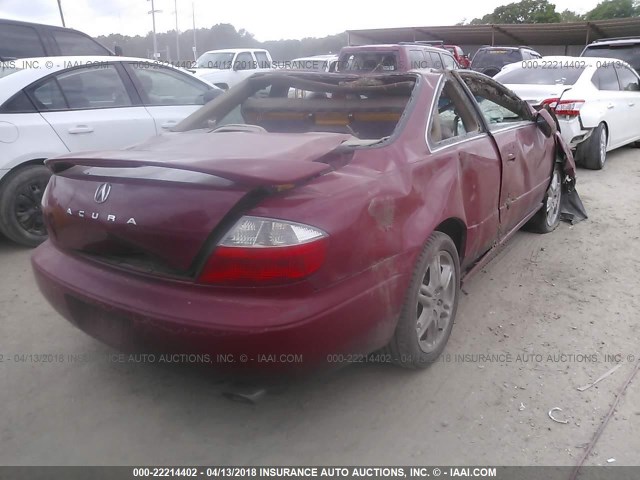 19UYA42693A009045 - 2003 ACURA 3.2CL TYPE-S MAROON photo 4