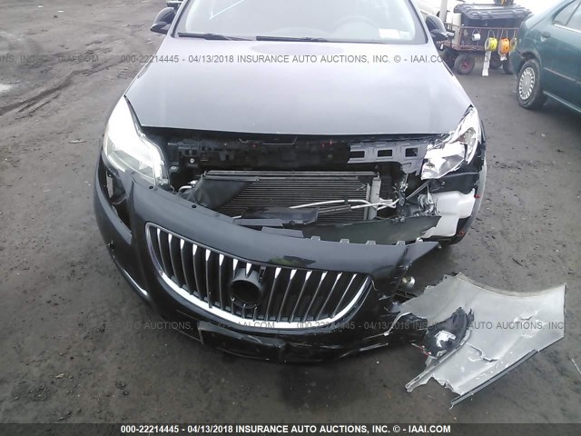 W04GU5GC4B1022588 - 2011 BUICK REGAL CXL BLACK photo 6